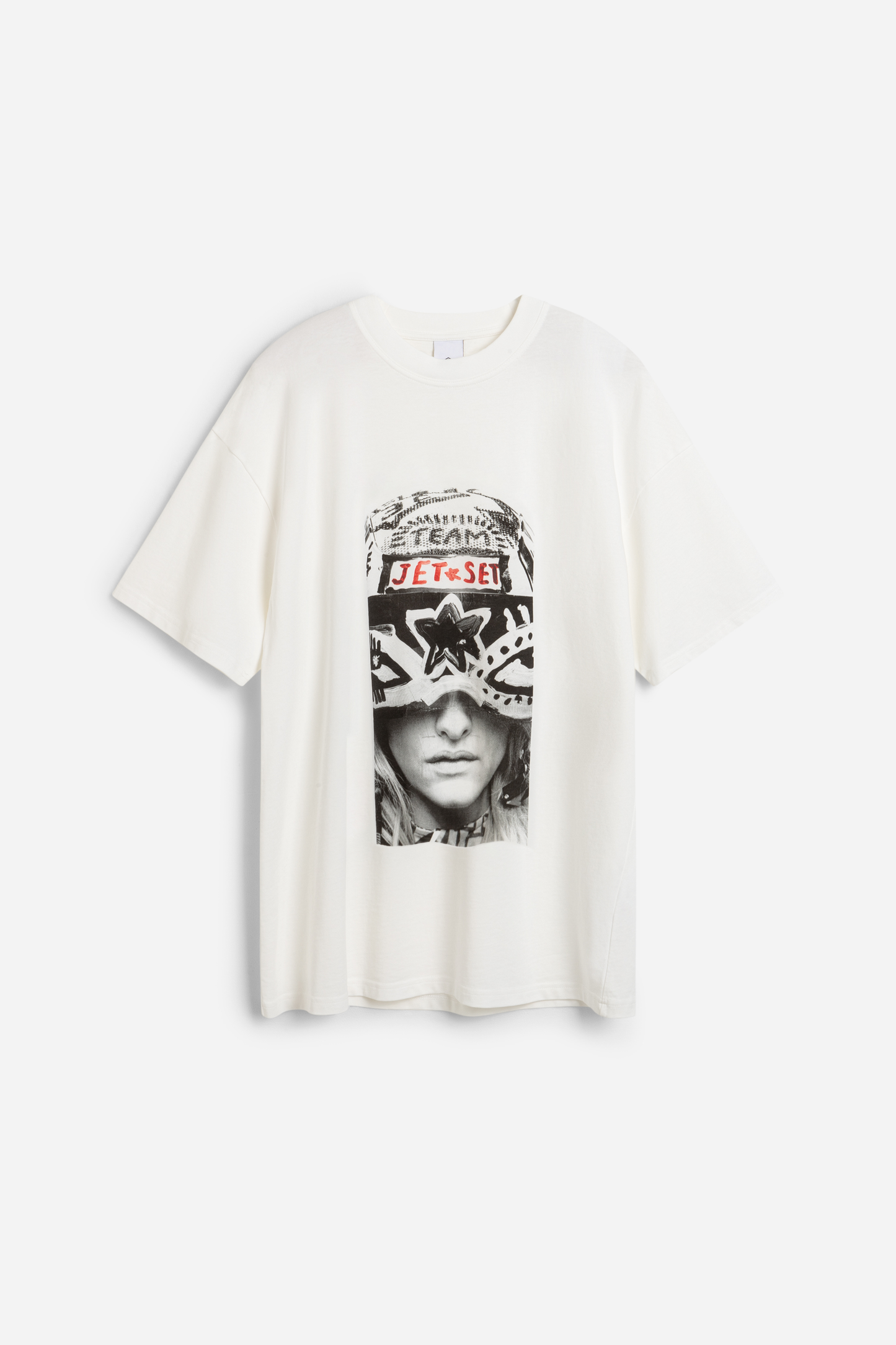 Graffiti Print T-Shirt - Off White