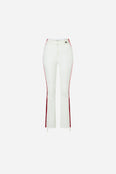 Mikaela Ski Pants - Off White-Red