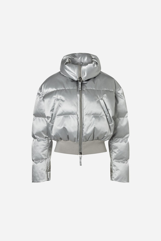 Tamara Bomber Jacket Glam - Silver