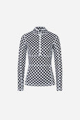 Ginger Halfzip Base Layer - Check Print