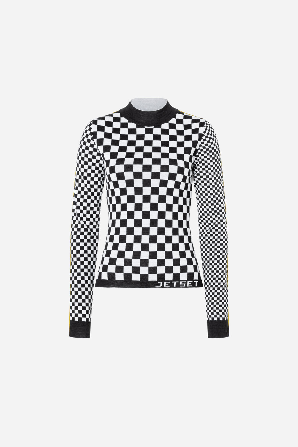 Chiara Jacquard Longsleeve - Check Print