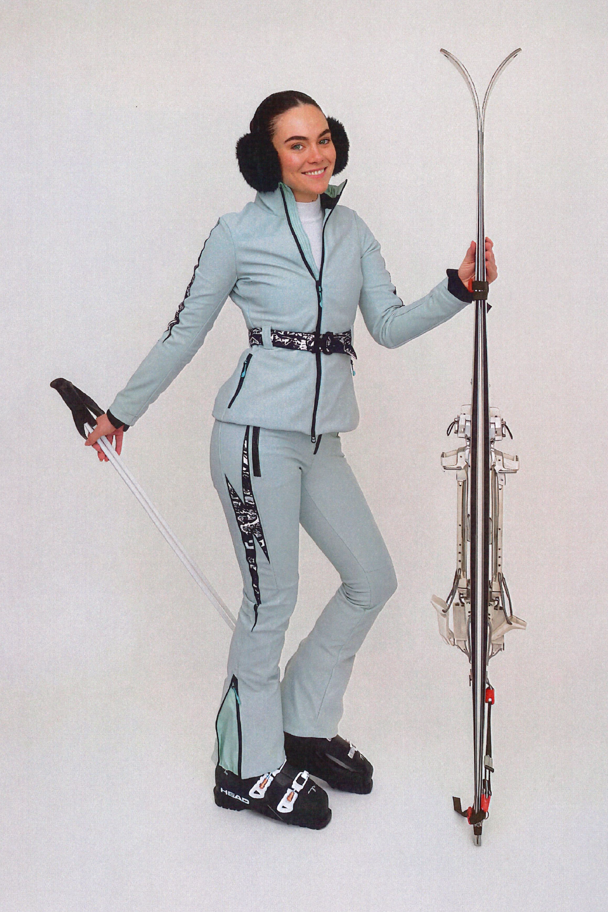 Tiby Flash Ski Pants - Mint Ice