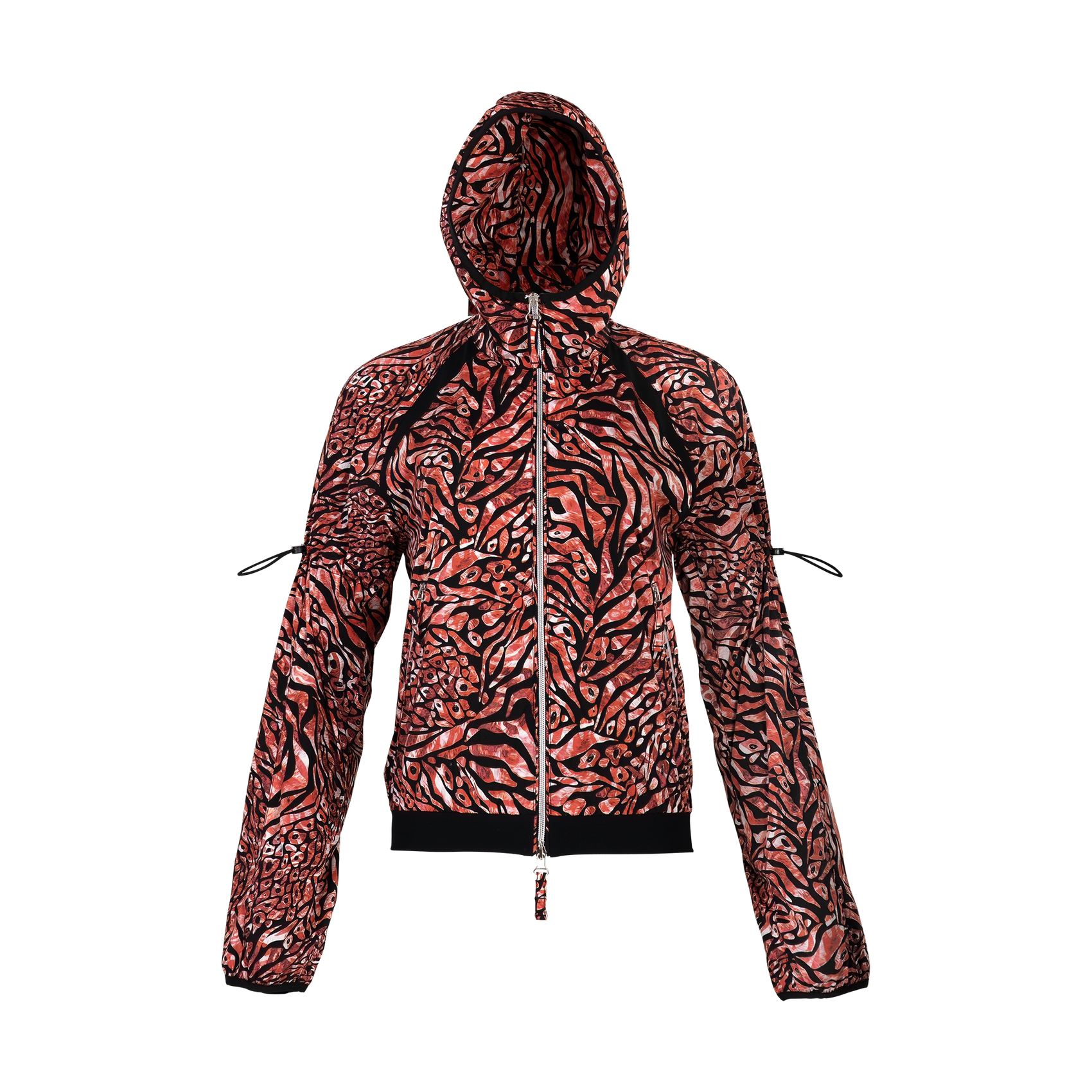 CAMPIGLIO JACKET PRINT WOMEN - Animal Print Coral