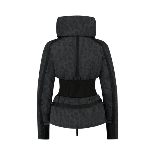 RAFFAELLA JACKET PRINT - Black Leo
