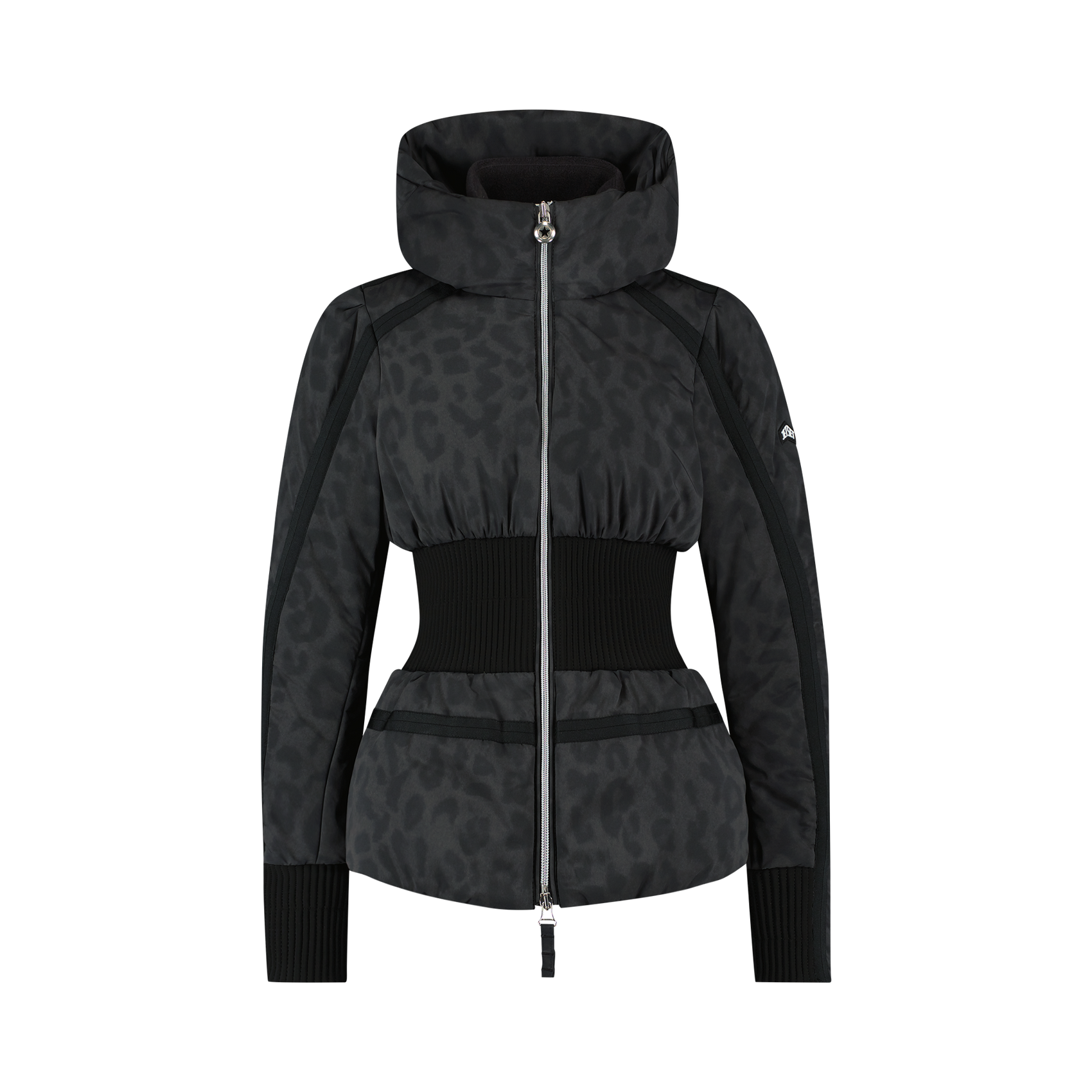 RAFFAELLA JACKET PRINT - Black Leo