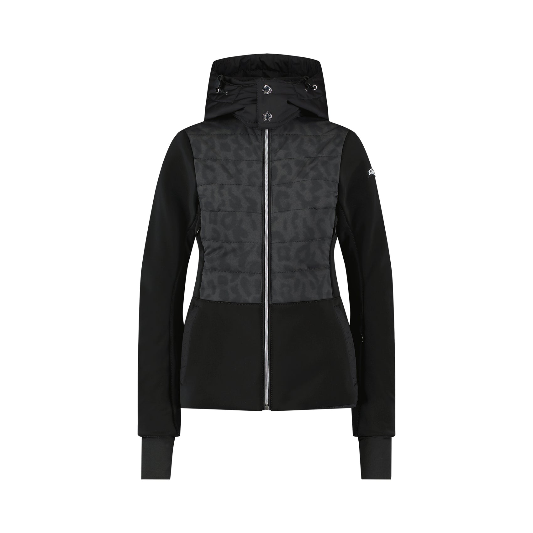 MIA JACKET PRINT - Black Leo