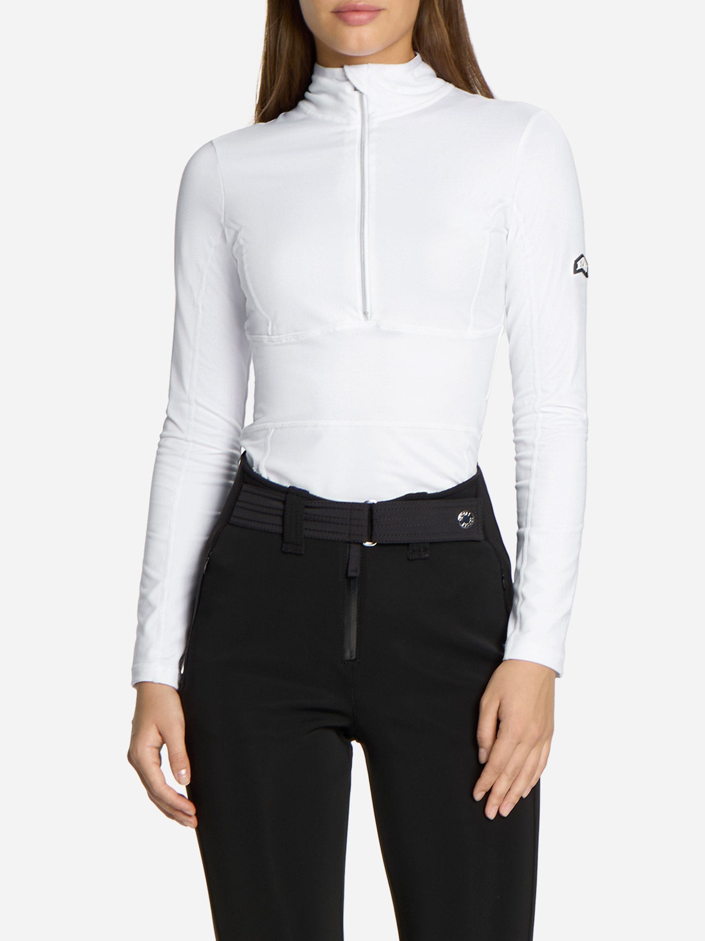 Ginger Halfzip Base Layer - White