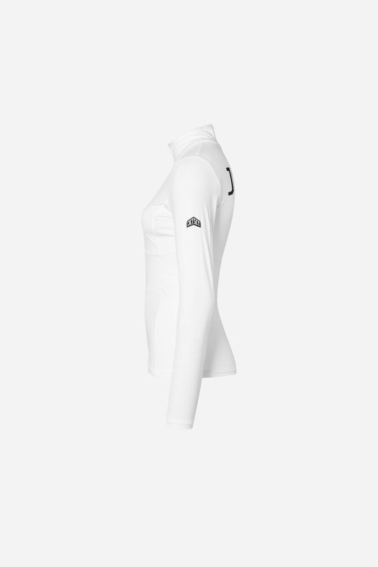 Ginger Halfzip Base Layer - White