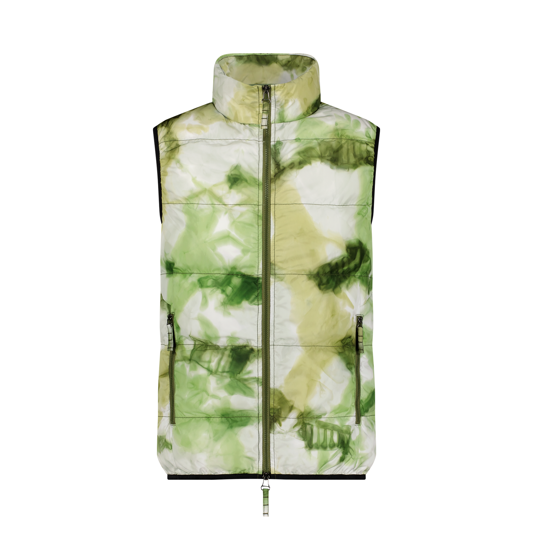 ALAIN VEST PRINT - Disco Olive