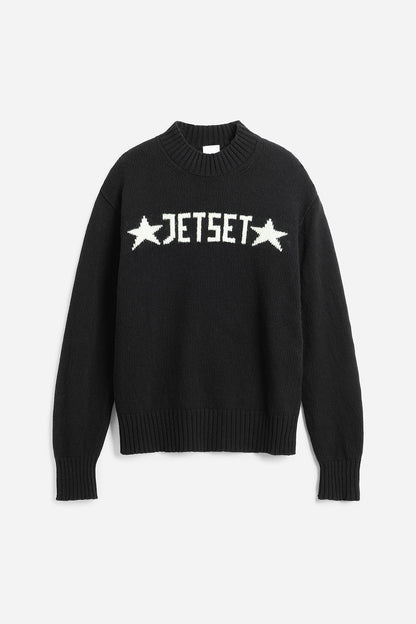 Star Wool Crewneck Sweater