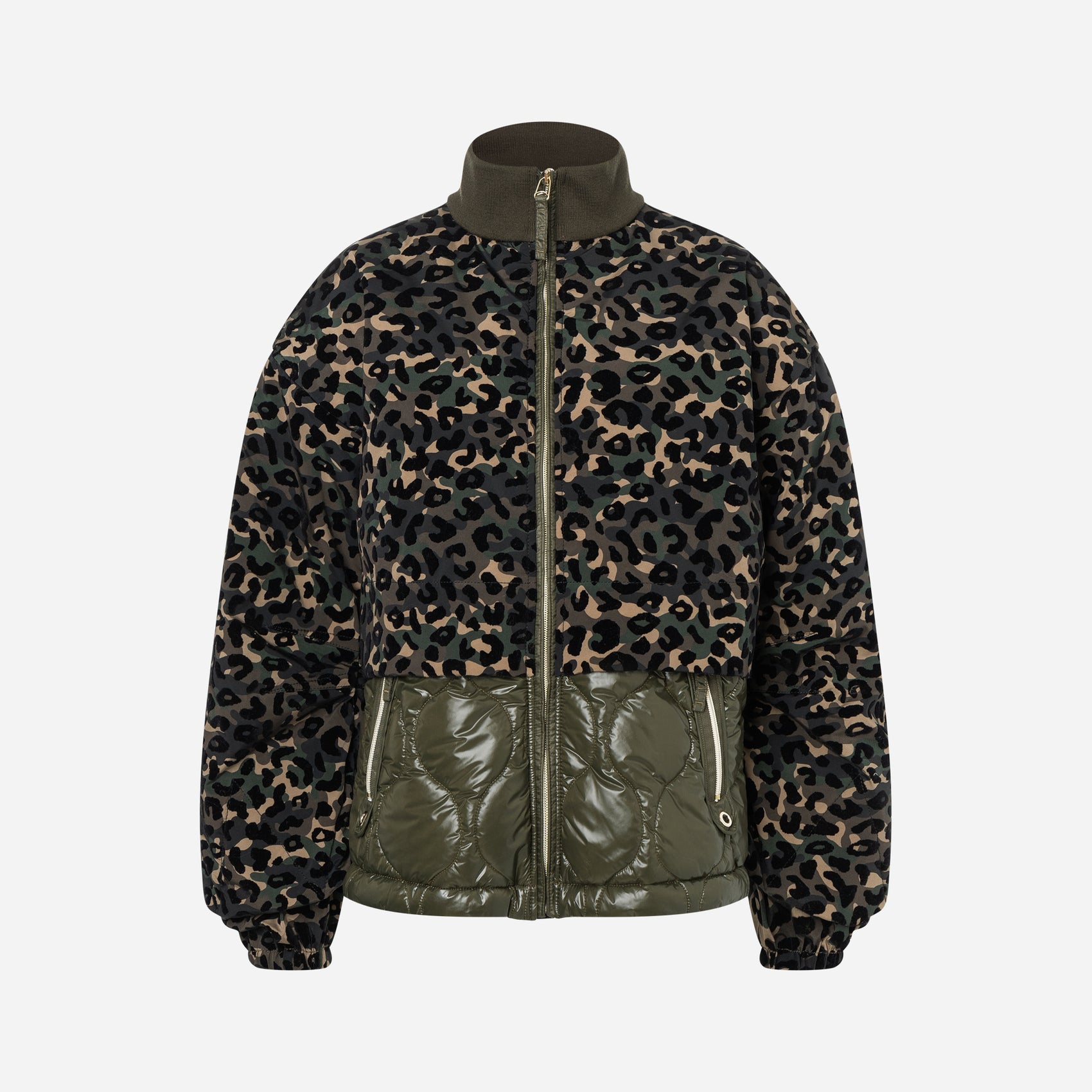 Lolly Padded Jacket - Camou Print Leo