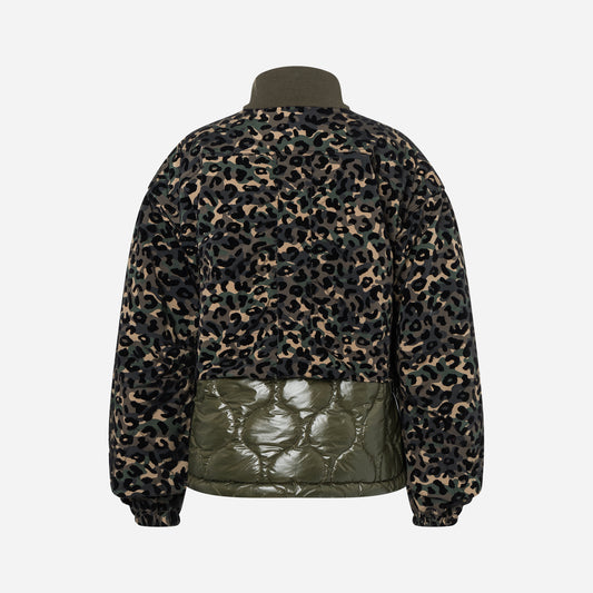Lolly Padded Jacket - Camou Print Leo