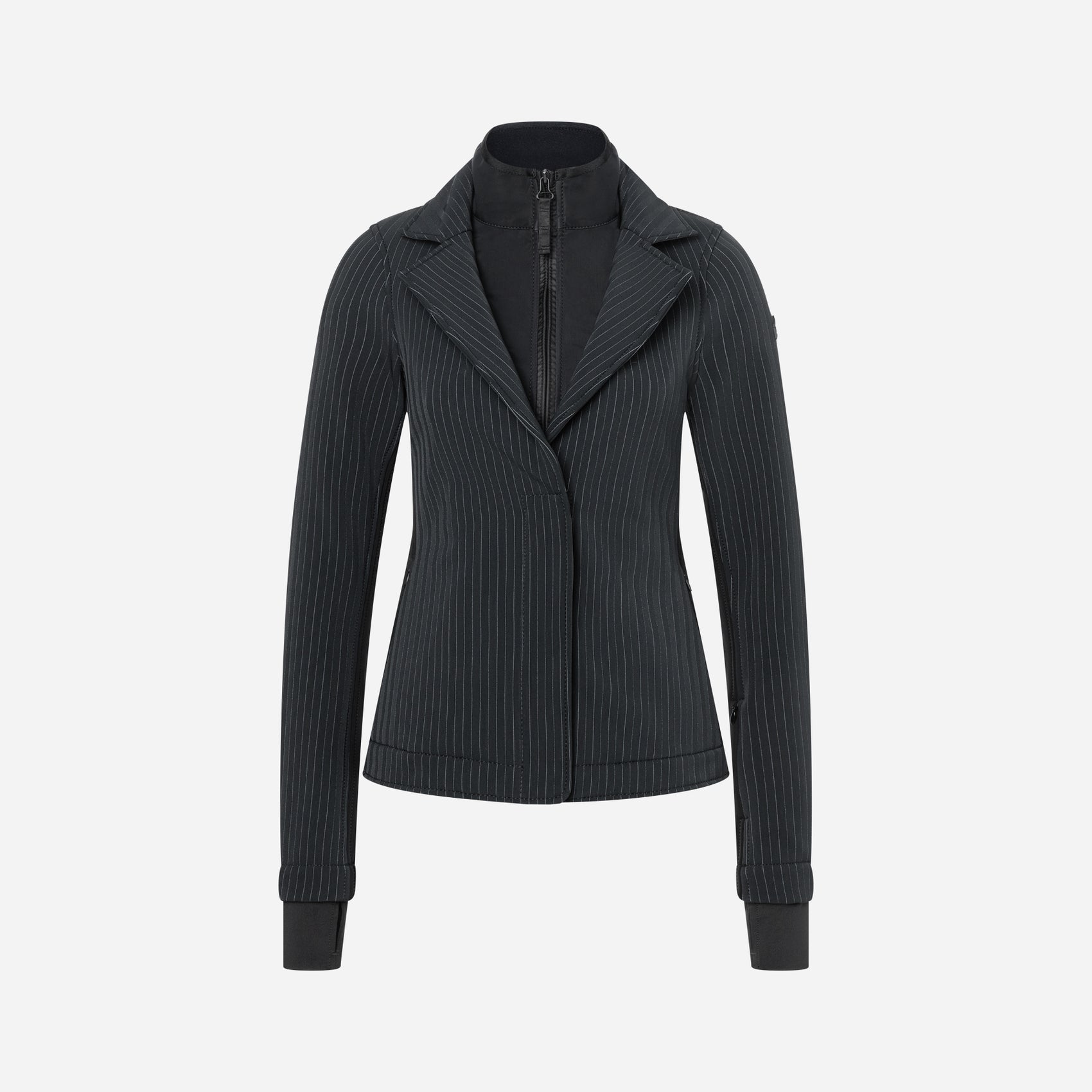 Shirley Soft Shell Jacket Pin - Pinstripe