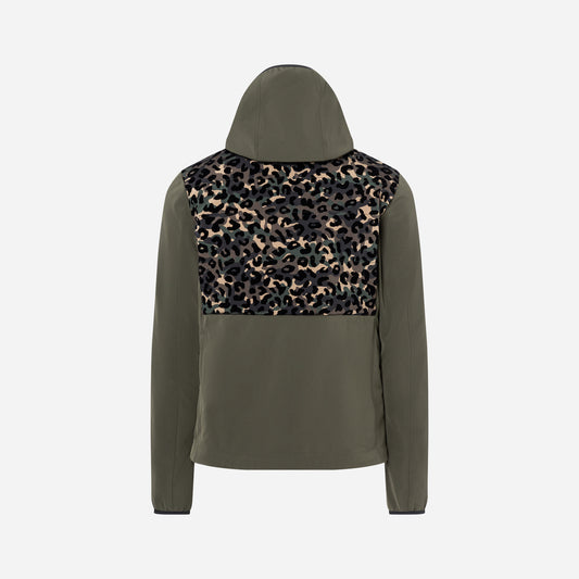 Lagalp Soft Shell Jacket Print - Army Green