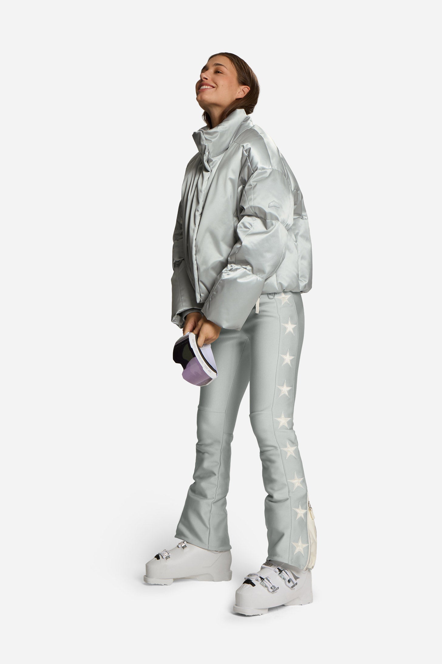 Michèle Ski Jacket Glam - Silver