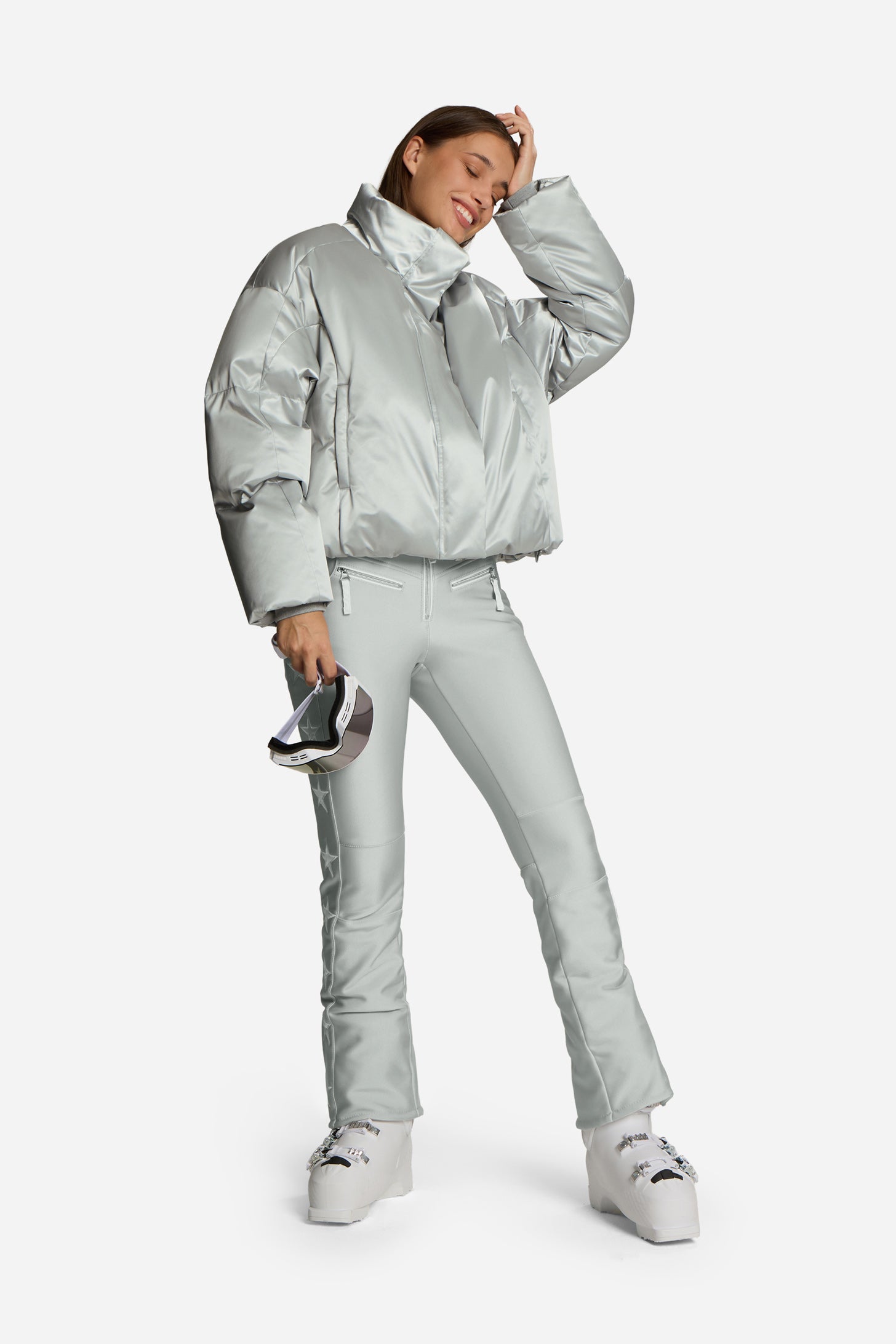 Tiby Ski Pants Glam - Silver