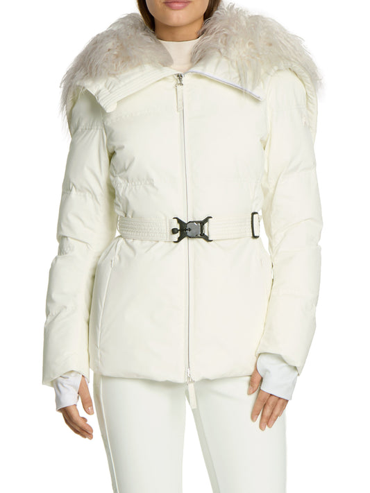 Dominique Ski Jacket Fur - Off White