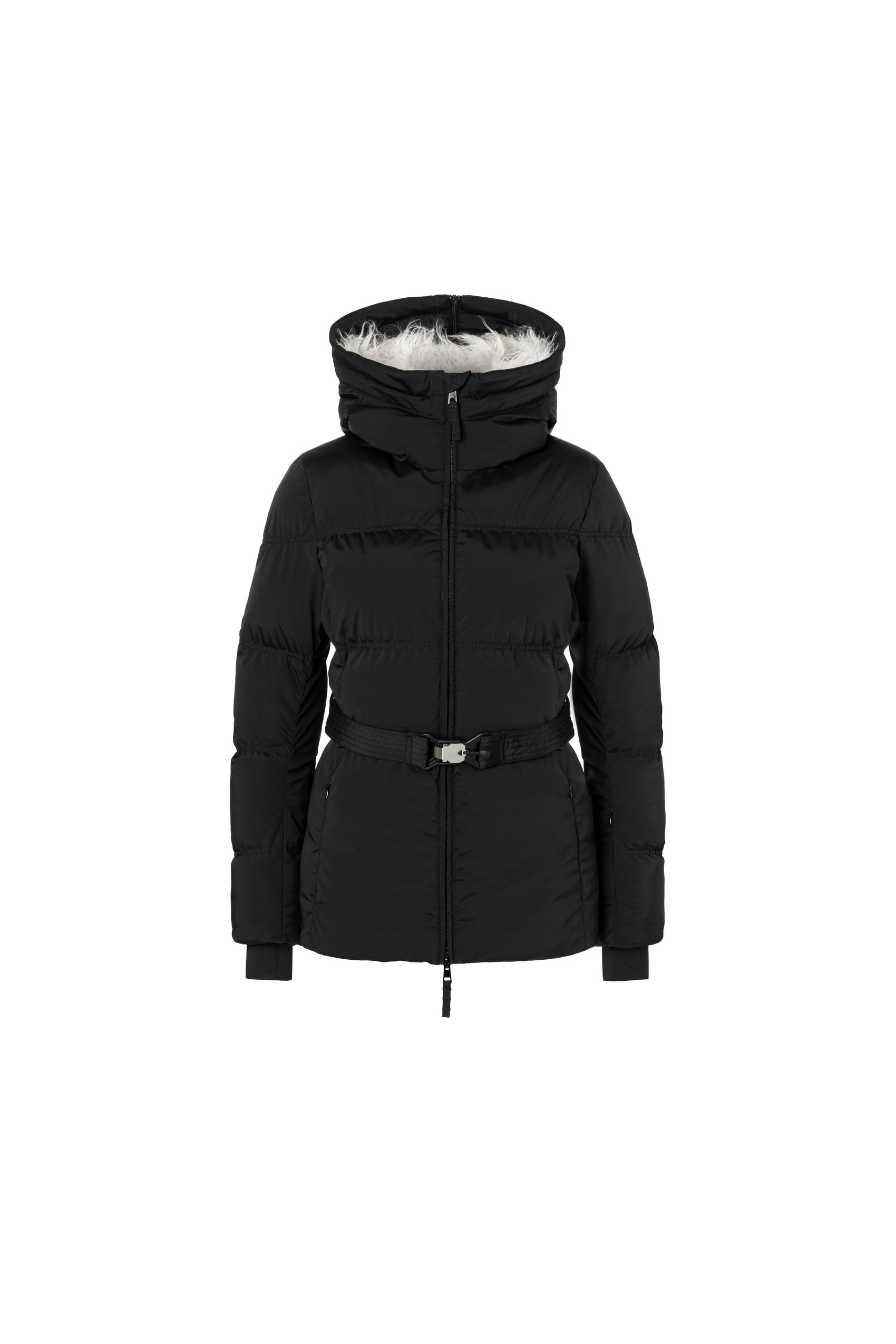 Dominique Ski Jacket Fur - Black