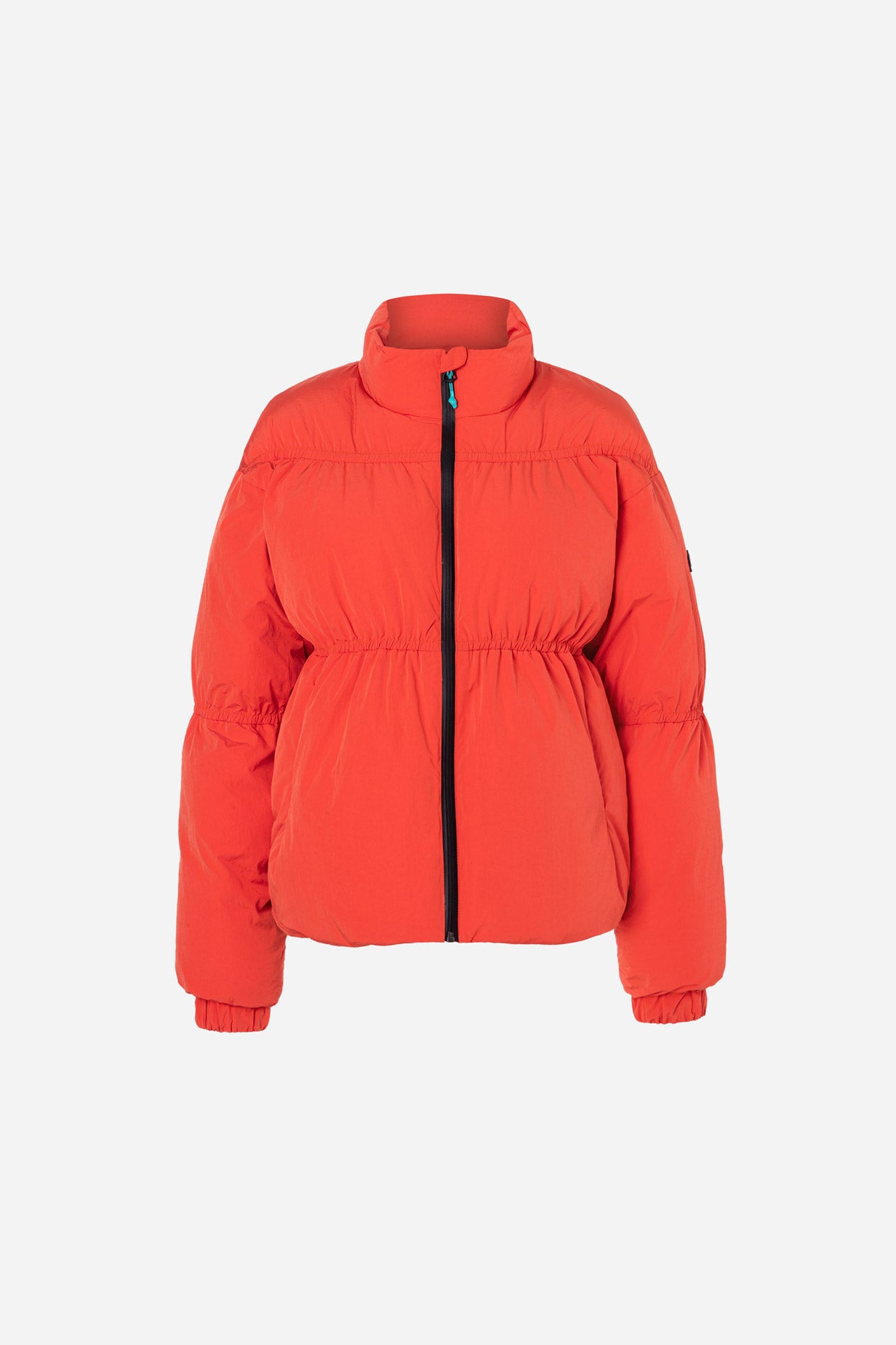 Halo Puffer Jacket - Red Grenadine