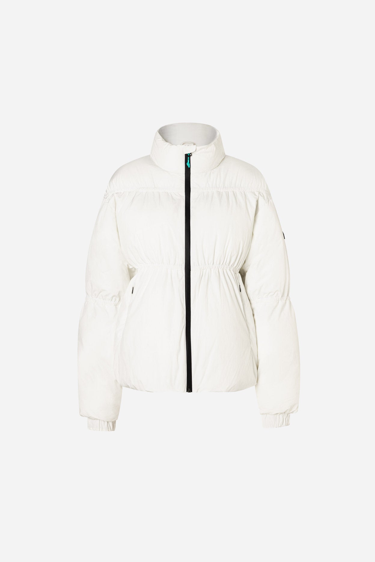Halo Puffer Jacket - White Cloud