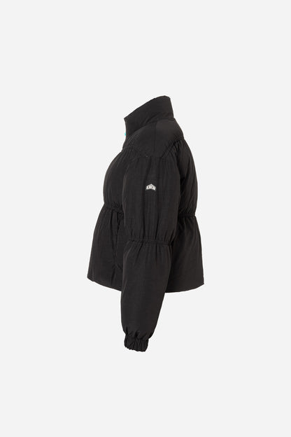 Halo Puffer Jacket - Black Caviar