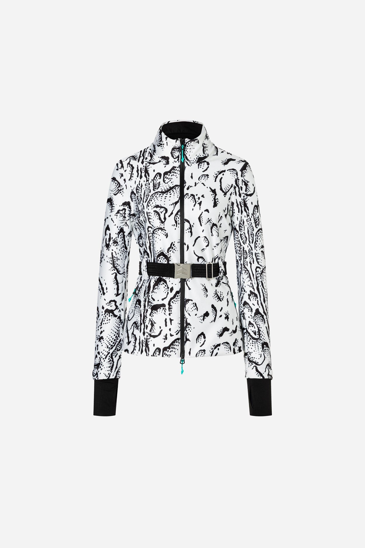Tiby Star Ski Jacket Print - AOP Serpentis White