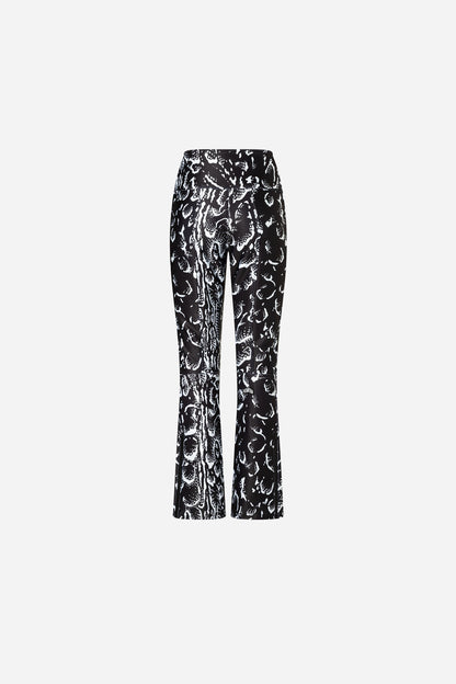 Tiby Flash Ski Pants Print - AOP Serpentis Black