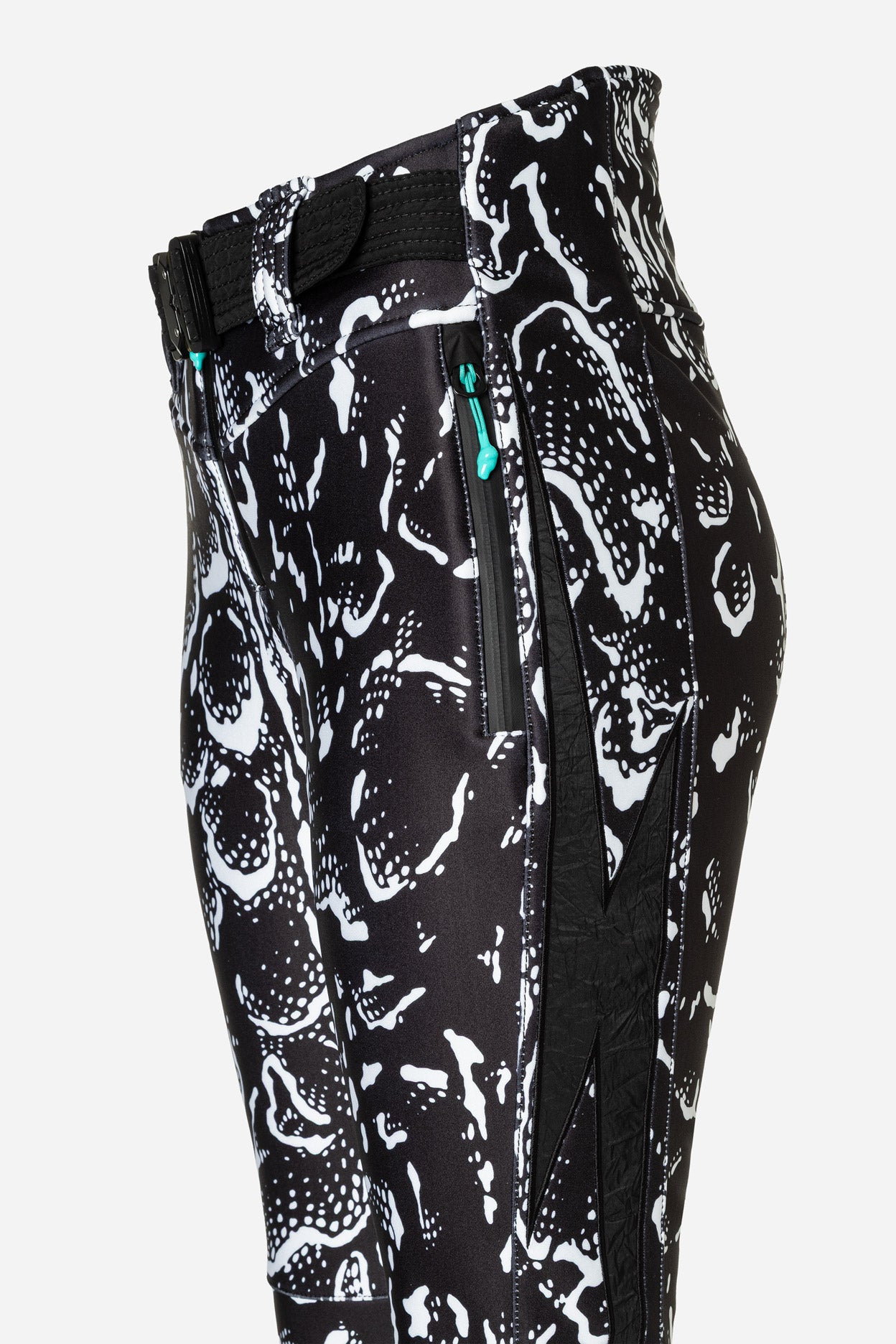 Tiby Flash Ski Pants Print - AOP Serpentis Black