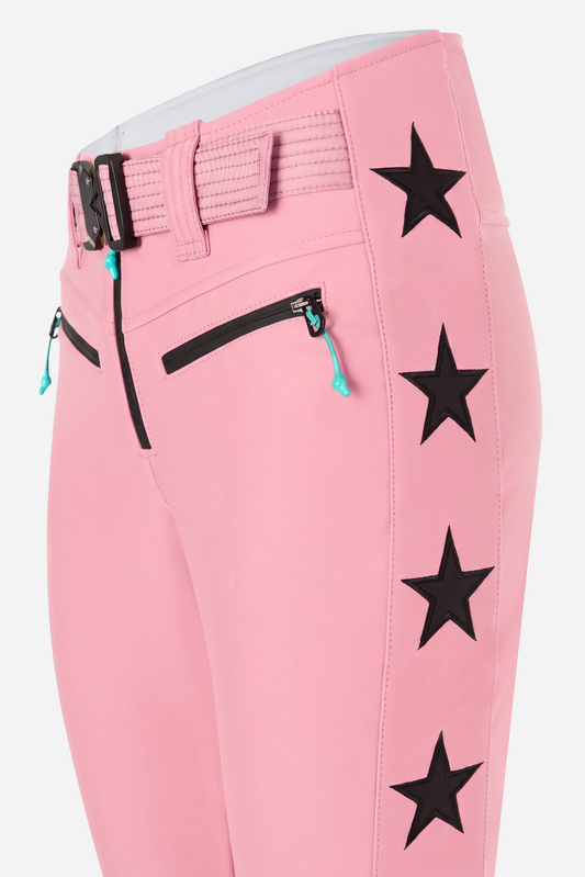 Tiby 69 black Star Ski Pants - Pinky