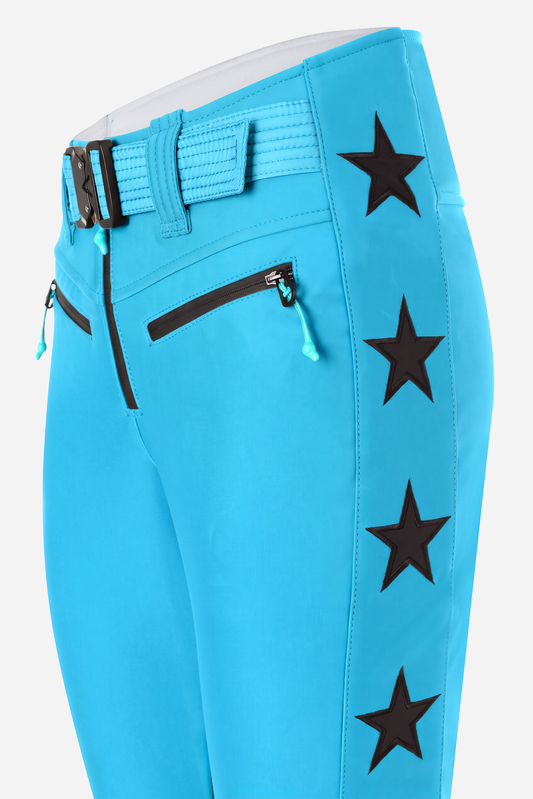 Tiby 69 black Star Ski Pants - Postcard