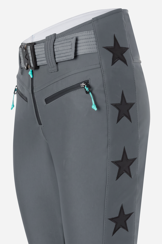 Tiby 69 black Star Ski Pants - Ardesia