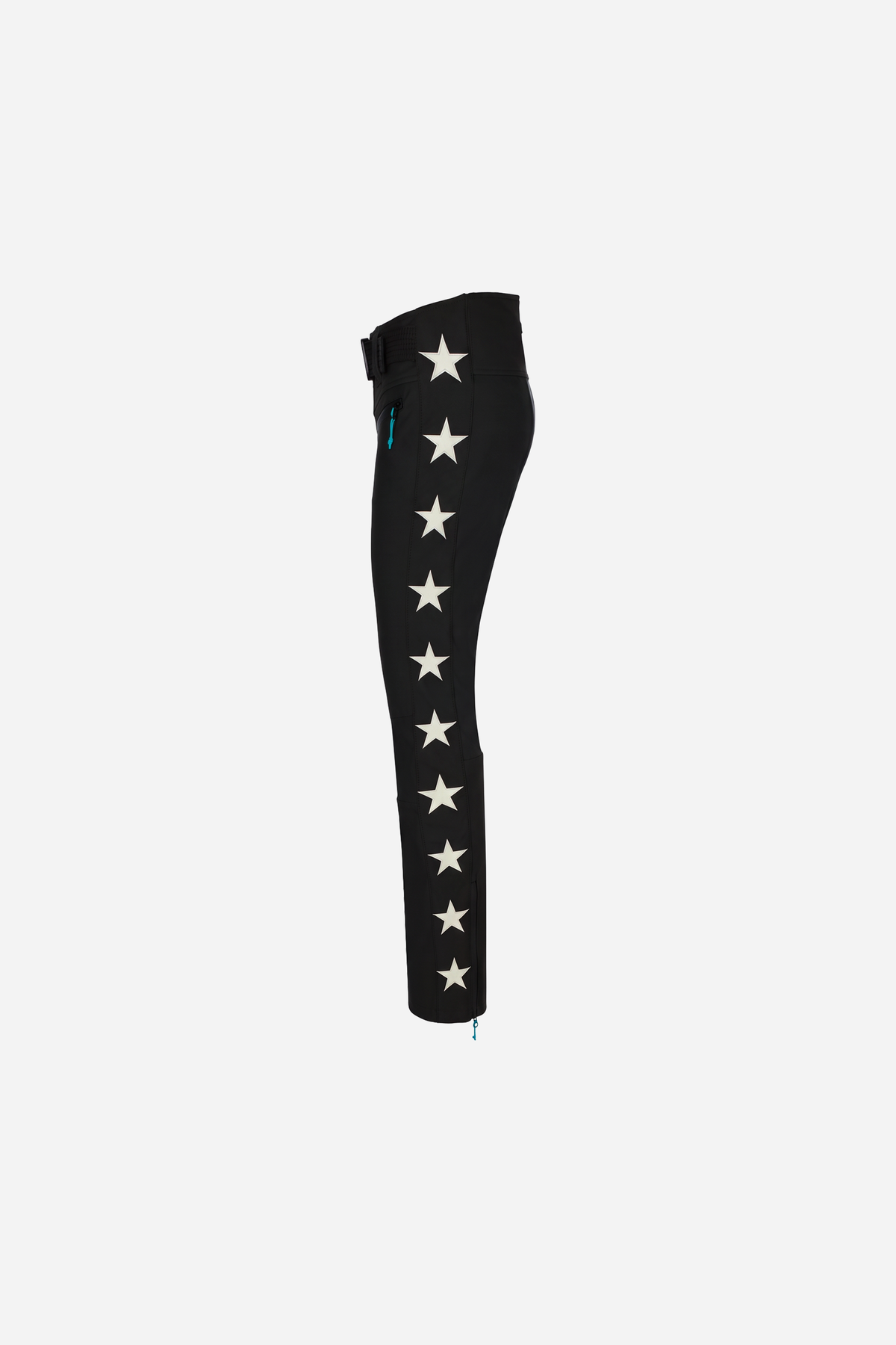 Tiby 69 white Star Ski Pants - Nero