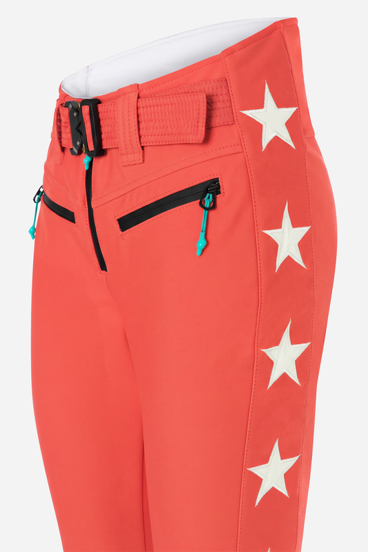 Tiby 69 white Star Ski Pants - Clementina