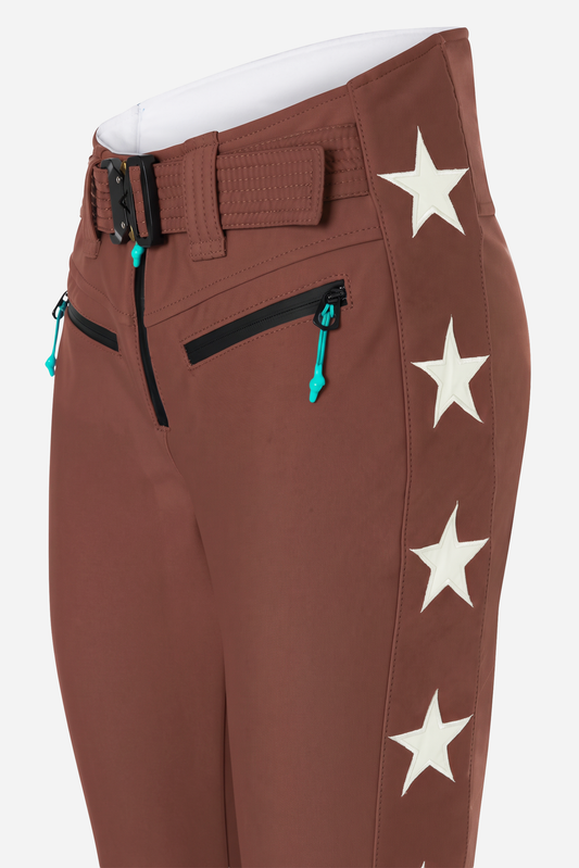 Tiby 69 white Star Ski Pants - Latino