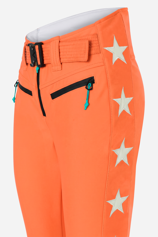Tiby 69 white Star Ski Pants - Vibes