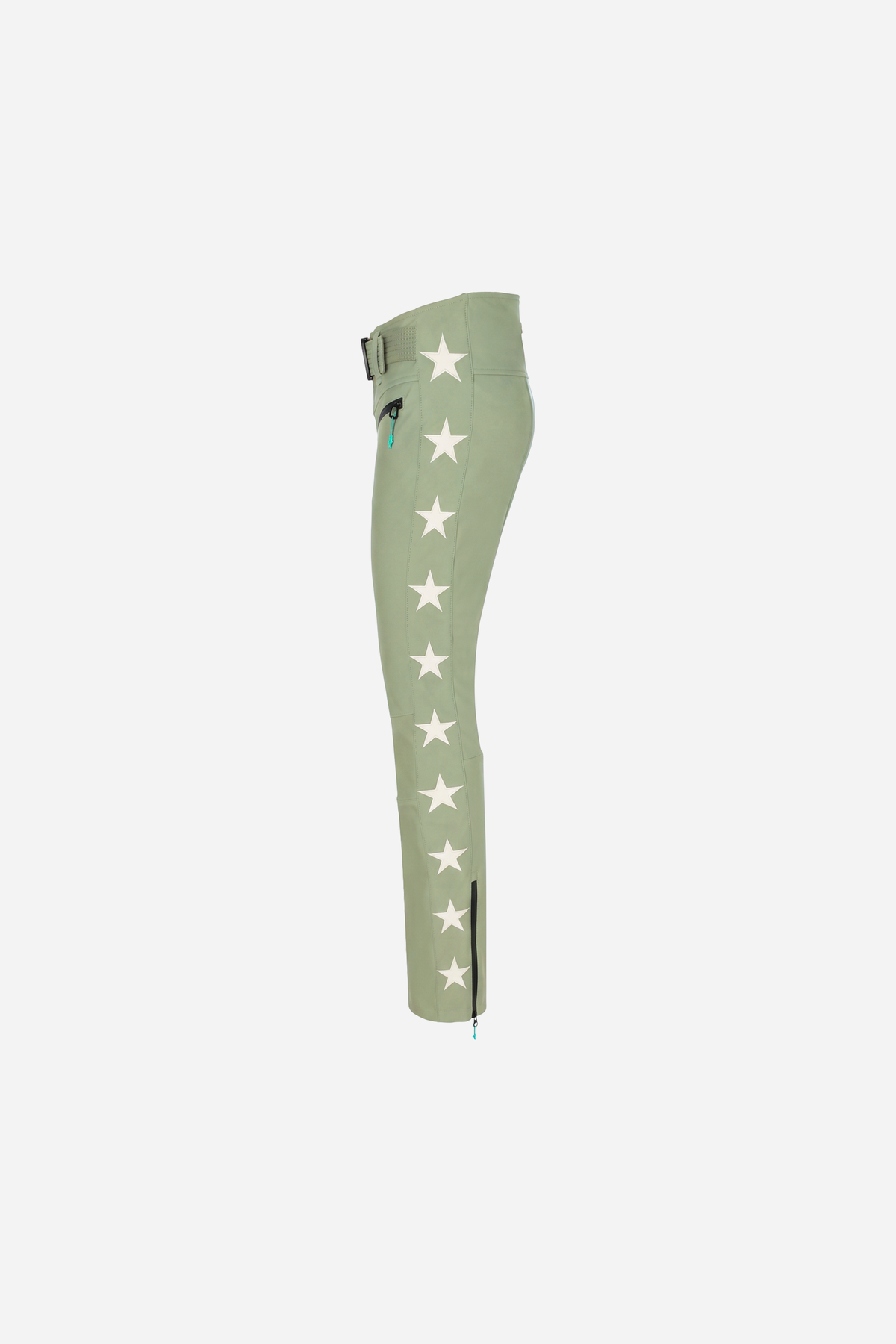 Tiby 69 white Star Ski Pants - Lichen