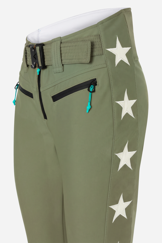 Tiby 69 white Star Ski Pants - Folletto