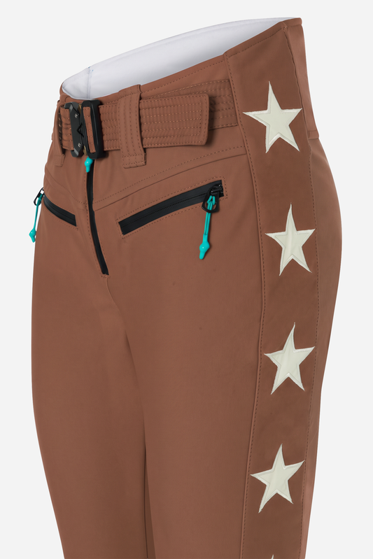 Tiby 69 white Star Ski Pants - Medina
