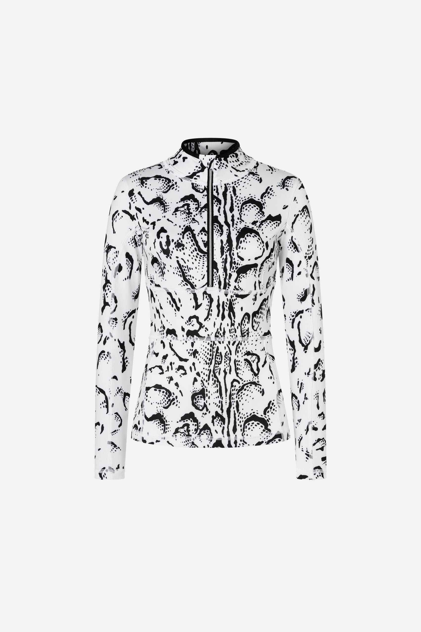 Ginger Base-Layer mit halbem Reißverschluss - AOP Serpentis White