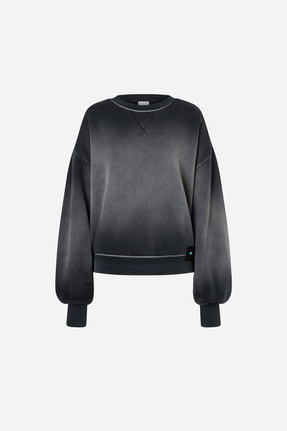 BS Peak Crewneck Sweater - Black Dégradé
