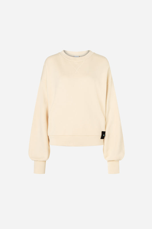 BS Peak Crewneck Sweater - White Cloud