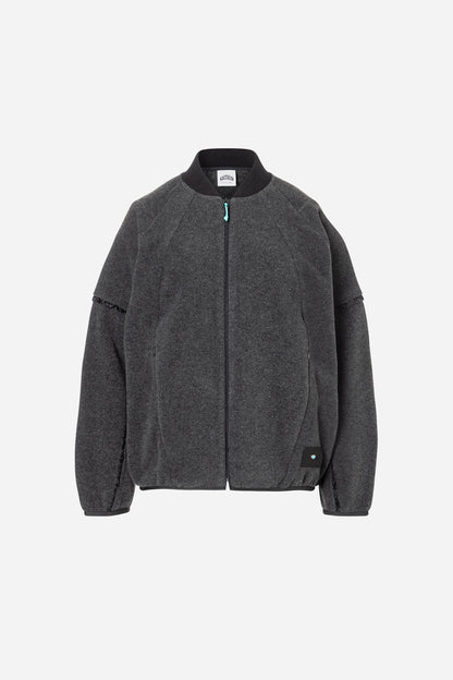 BS Frame Fleece Jacket - Grey Melange