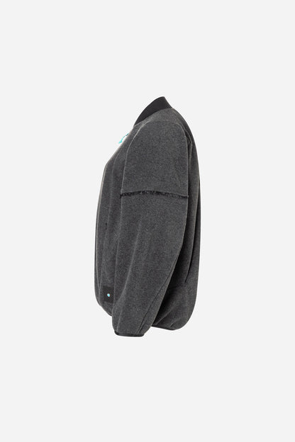 BS Frame Fleece Jacket - Grey Melange