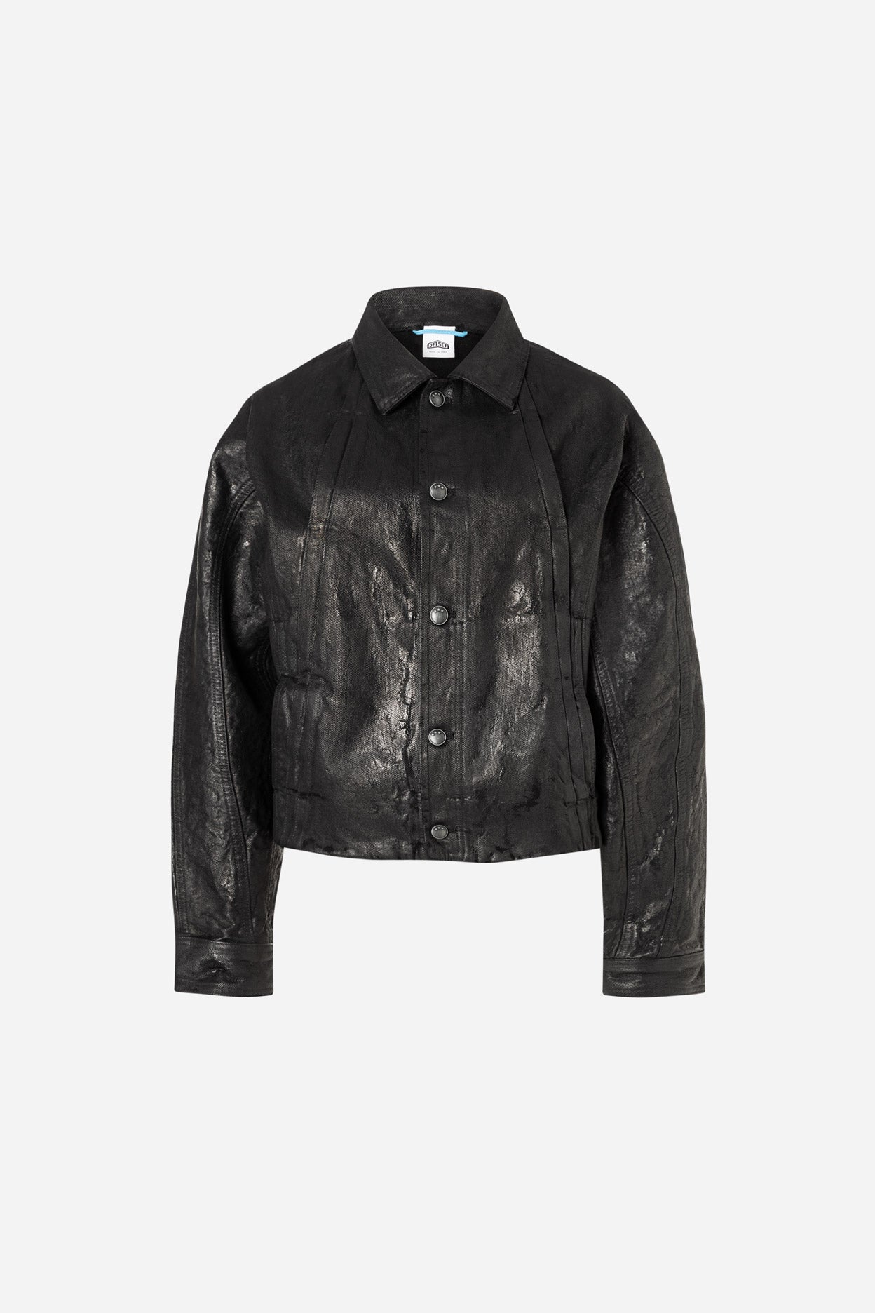 Sculpt DS Leather Look Jacket - Black Caviar
