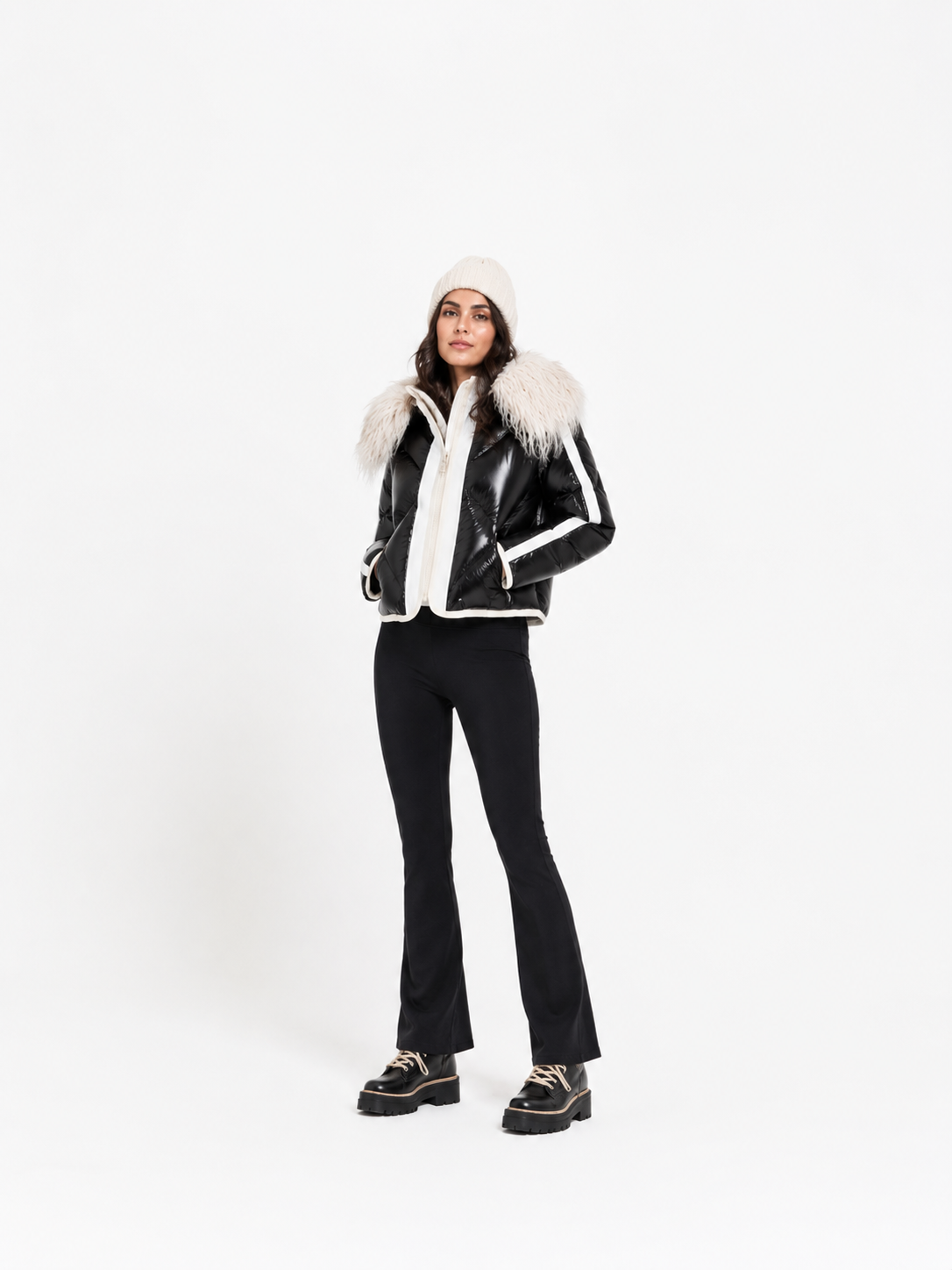 Annie Daunenjacke, kurz – Black