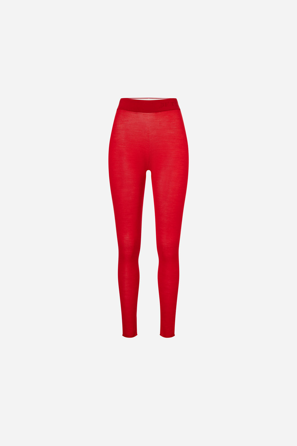 Paula Knit Leggings - Red