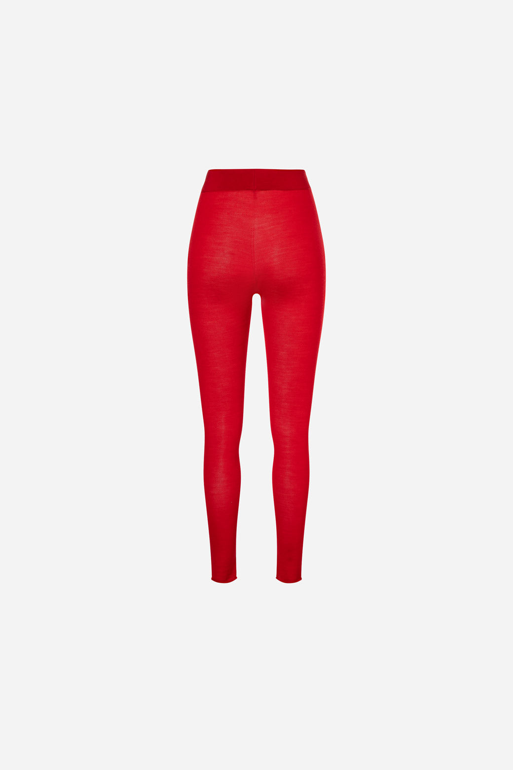 Paula Knit Leggings - Red