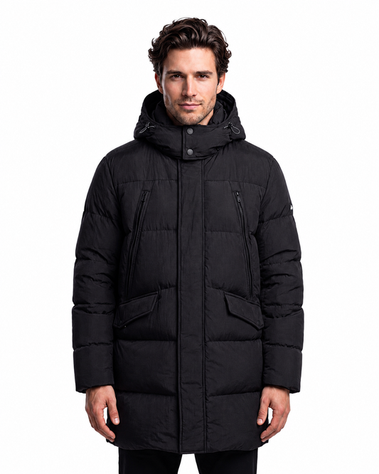 DHARMA PUFFED PARKA - Black
