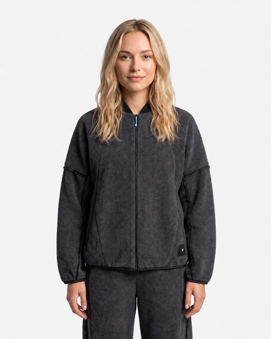 BS Frame Fleece Jacket - Grey Melange
