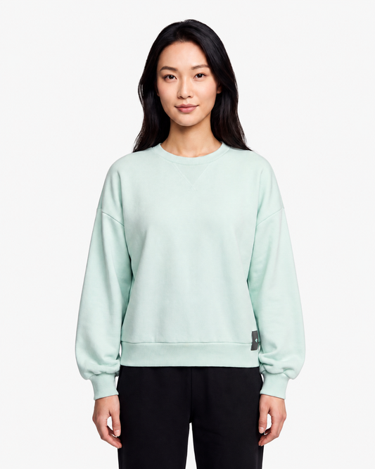 Pull à col rond BS Peak - Mint Ice